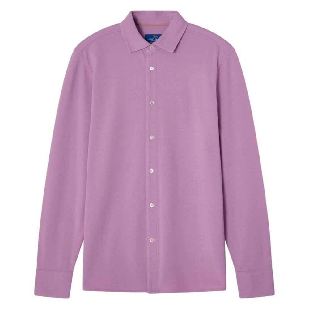 Robert Talbott Mens Lion Long Sleeve Knit Shirt